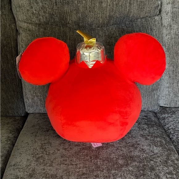 Disney Mickey Mouse Icon Holiday Ornament Throw Pillow 🆕 - Picture 9 of 12